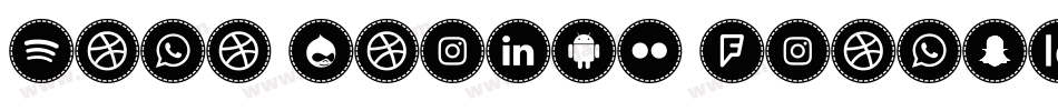 Mono Social Icons字体转换